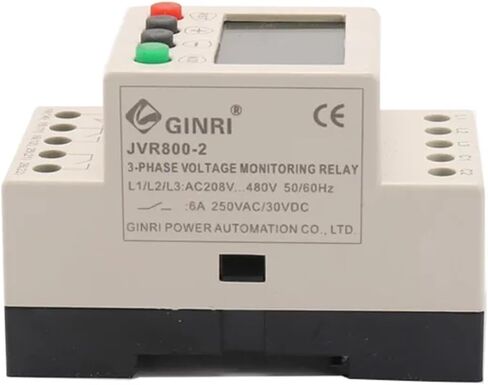 منتج JVR800-2 عرض مراقبة مراقبة الجهد ثلاث مراحل مع العداد والموقت in Saudi Arabia