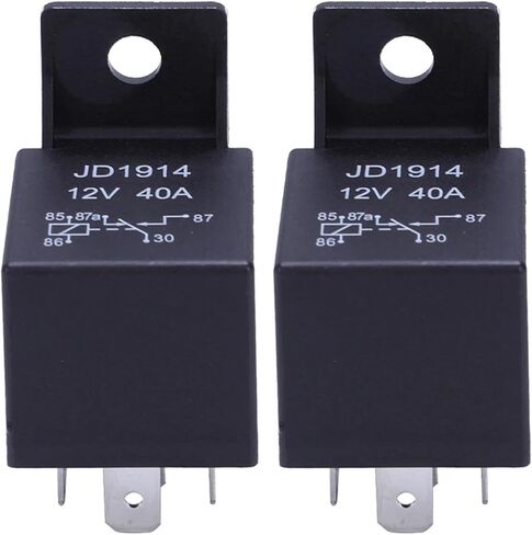 2X 12V Volt 40A AMP 5 Pin Changeover Relay in Saudi Arabia