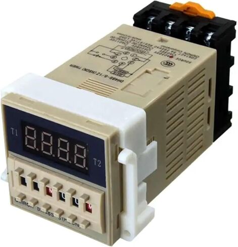 AC 220V 5A Programmable Double Delay Relay Device Tool DH48S-S in Saudi Arabia