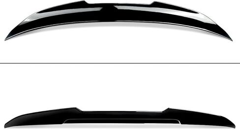 جناح المفسد الجذع الخلفي متوافق مع BMW F32 4 Series 428i/ 430i/ 435i/ 440i/ M4 2-Door Coupe 2014-2020 ، Gloss Black PSM Duckbill Decklid Lip Accessories in Saudi Arabia