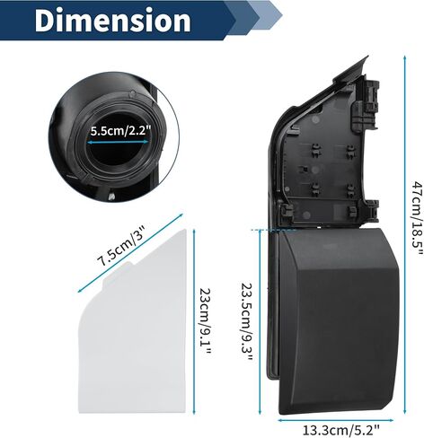 ACROPIX FUELIN FILLER DOIRK HISE COPER W/Black Cover for Ford Transit VANS 150 250 350 HD 2015-2023 No.CK4Z-5427936-A CAP FILLER FILLER CAP in Saudi Arabia