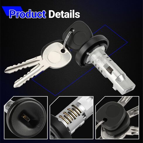 924-796 Ignition Lock Cylinder with Keys for 2007-2014 Chevrolet Silverado Sierra GMC Yukon Cadillac Escalade Buick Select Models(No Chip) Replace# 15919460, 19120038, 15794826 in Saudi Arabia