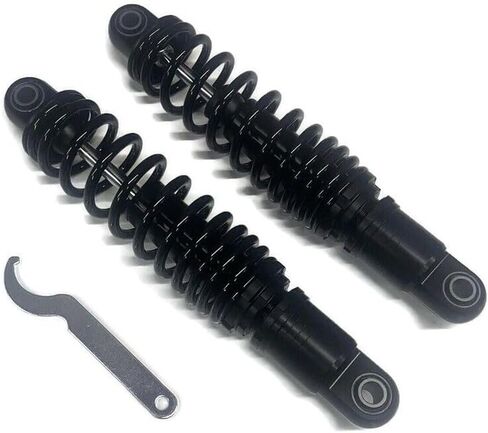 (2) Black 13 "صدمات التعليق الخلفي لعام 1994-2023 Harley Davidson Road King in Saudi Arabia