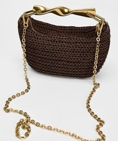 Bohemia Straw Beach Bag Women Macrame Shoulder Hobo Tote Handbag Travel Summer Beach Bags Top-handle Crossbody Purse 2025 in Kuwait