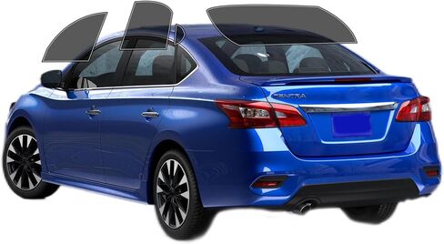 Precut Windows Tint Film All Sides Cars Sun Blocking Protection Privacy Anti Shatter Glass 2 Ply Film Any Tint Shade kit for Nissan Sentra 2013-2019 in Saudi Arabia