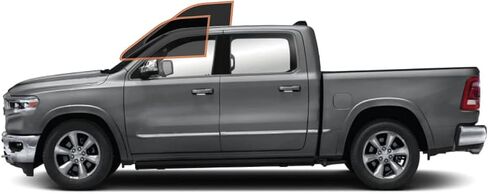 Diy-Motoshield Pro Professional Professional 2mil Precut Ceramic Window Film for 2019-2021 Dodge Ram 1500 Crew Cab-(السائق الأمامي/الراكب 25 ٪) in Kuwait