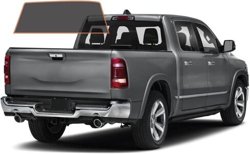 Diy-Motoshield Pro Professional Professional 2mil Precut Ceramic Window Film for 2019-2021 Dodge Ram 1500 Crew Cab-(السائق الأمامي/الراكب 25 ٪) in Kuwait