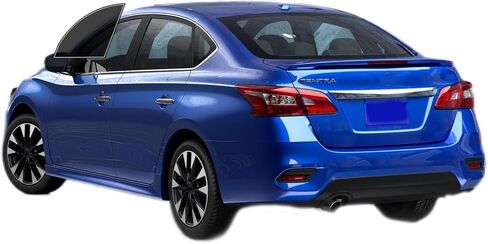 Precut Windows Tint Film All Sides Cars Sun Blocking Protection Privacy Anti Shatter Glass 2 Ply Film Any Tint Shade kit for Nissan Sentra 2013-2019 in Saudi Arabia