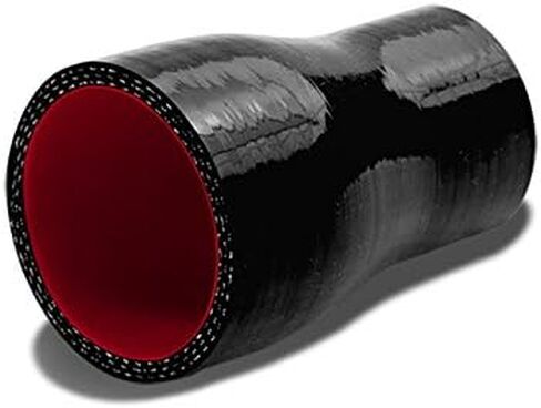 Auto Dynasty 1 inch To 1.25 inches Straight Turbo/Intercooler/Intake Piping Coupler Reducer Silicone Hose (Black) in Saudi Arabia