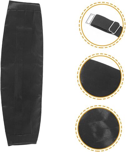 ساتان Cumberbund للرجال tuxedo الخصر الفرقة القابلة للتعديل للمناسبات الرسمية ومناسبات الزفاف in Kuwait
