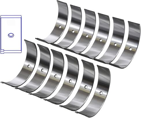 Connecting Rod Bearings Set | Compatible with Chrysler/Dodge 3.3L 201/3.5L 215/3.8L 232 | Standard Size in Kuwait