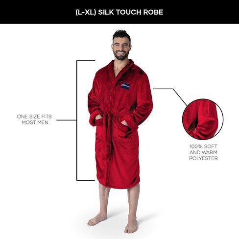 NORTHWEST Florida Panthers 2025 Stanley Cup Champions Champs Silk Touch Robe – Official NHL Licensed, Red, Ultra Soft Plush in Saudi Arabia