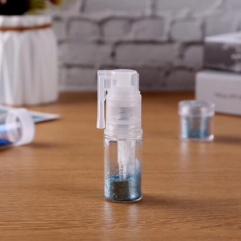 8 Pcs Glitter Duster Sprayer Craft Glitter Spray Bottle Empty,6pcs 35ml and 2pcs 14ml Bottles for Craft Scrapbooking Cardmaking Gift Cards Multi-Purpose Empty Spray Bottle in Saudi Arabia