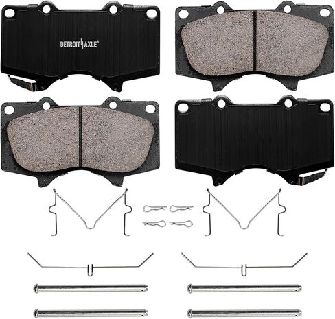Detroit Axle-مجموعة الفرامل الأمامية لـ 6-Lug 2005-2021 Toyota Tacoma ، 2003-2009 4Runner ، 2007-2014 FJ Cruiser Braking Brakes Rotors ومنصات الفرامل السيراميك: 12.56 'بوصة الدوارات in Saudi Arabia
