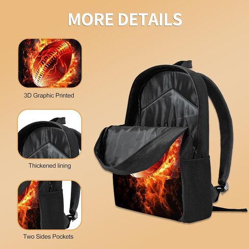 3PCS Boys Backpack, Kids Back To School Backpack with Lunch Box Pencil Case Set, Cool Basketball Backpack for Boys Teens, 17" Schoolbag Bookbag for Elementary Middle High School Students in Saudi Arabia