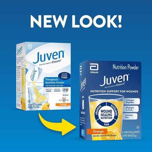 Juven Therapeutic Nutrition Drink Powder Including Collagen Peptides, Amino Acids, and HMB For Wound Healing Support, Fruit Punch, 48 Packets in Saudi Arabia