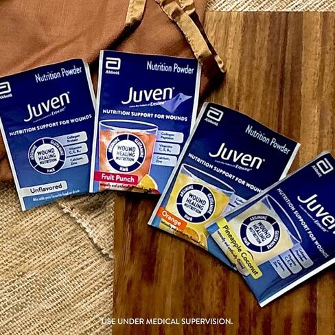 Juven Therapeutic Nutrition Drink Powder Including Collagen Peptides, Amino Acids, and HMB For Wound Healing Support, Fruit Punch, 48 Packets in Saudi Arabia