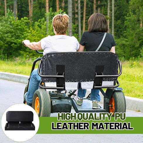 مقعد مزدوج لـ GO Kart Parts قابل للتعديل GO KART 2 SACED SACED لسباق مركبة الموازنة ، الأسود in Saudi Arabia