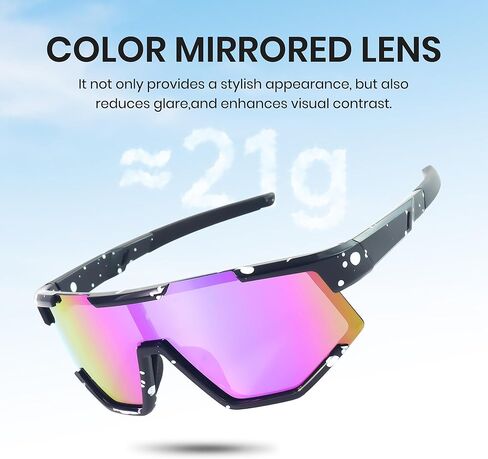 Cyxus Kids Sports Sunglasses Polarized UV400 Protection Youth Baseball Sunglasses for Boys Girls Cycling Softball in Saudi Arabia