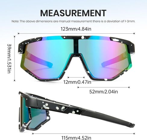 Cyxus Kids Sports Sunglasses Polarized UV400 Protection Youth Baseball Sunglasses for Boys Girls Cycling Softball in Saudi Arabia