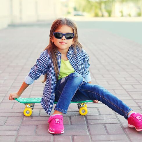 Feisedy Kids Rolveized Sunglasses TR90 نظارات ركوب الدراجات الرياضية UV400 للأولاد الفتيات العمر 3-10 B0160 in Kuwait