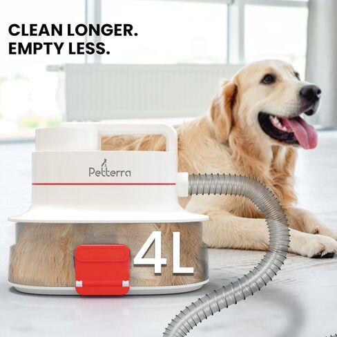 FurCare Pro 3-in-1 Grooming Kit with Vacuum Suction (99%), Dryer, and Professional Clippers. Includes Tools for Efficient Pet Grooming, 4L Dust Cup, Low Noise. Ideal for Dogs, Cats & More! in Saudi Arabia