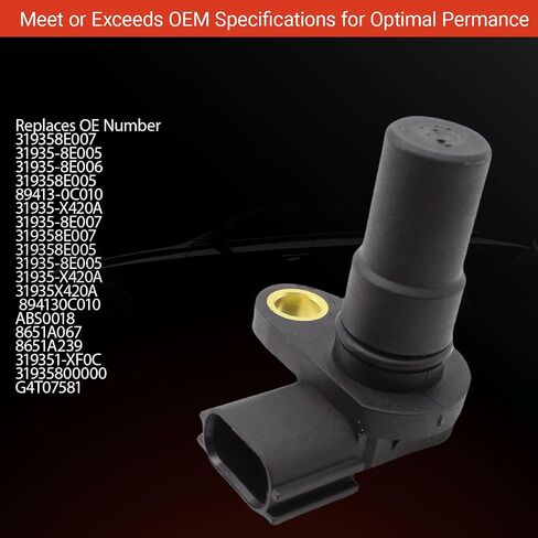 Transmission Speed Sensor 31935-8E007 Compatible with Nissan 2007-2012 Altima 2008-2010 Maxima 2003-2010 Murano 2007-2011 Versa 2009-2010 Replaces 319358E007 31935-8E005 31935-8E006 319358E005 in Saudi Arabia