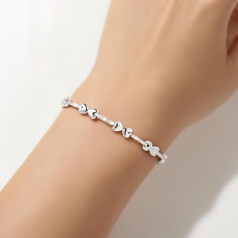 أساور الذهب في الكاحل للنساء غير المشوهة مقاومًا للماء 14K مطلي بالذهب 5A سوار الكوبيك الزركوني للسيدات ، مجوهرات العطلات الصيفية للأزياء (7 في/8in/9in/10in) in Kuwait