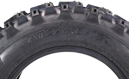 Kenda Bearclaw K299-25x8-12 Front & 25x10-12 Rear Tires for All Terrain (ATV), UTV, and Side by Side (SxS) Vehicles - 6-Ply - Bear Claw 25x8x12 Front & 25x10x12 with Kenda Keychain (4-Pack) in Saudi Arabia