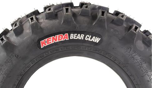 Kenda Bearclaw K299-25x8-12 Front & 25x10-12 Rear Tires for All Terrain (ATV), UTV, and Side by Side (SxS) Vehicles - 6-Ply - Bear Claw 25x8x12 Front & 25x10x12 with Kenda Keychain (4-Pack) in Saudi Arabia