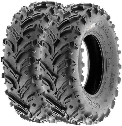 Sunf 25x8-12 25x10-12 25x8x12 Dirt Mud ATV UTV Muddy Tyre 6 PR A024-1-حزمة in Saudi Arabia