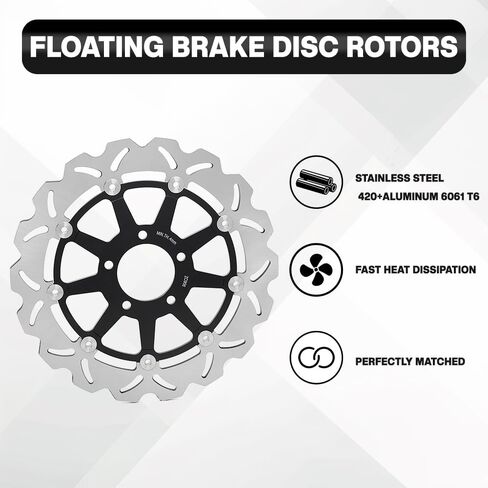 GSXR 600 750 2006 2007 GSXR1000 2005-2008 دوارات أقراص الفرامل الأمامية ومنصات الطقم لسوزوكي VZR1800 Boulevard M109 R R2 RZ 06-14 in Kuwait