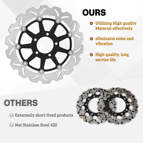 GSXR 600 750 2006 2007 GSXR1000 2005-2008 دوارات أقراص الفرامل الأمامية ومنصات الطقم لسوزوكي VZR1800 Boulevard M109 R R2 RZ 06-14 in Kuwait