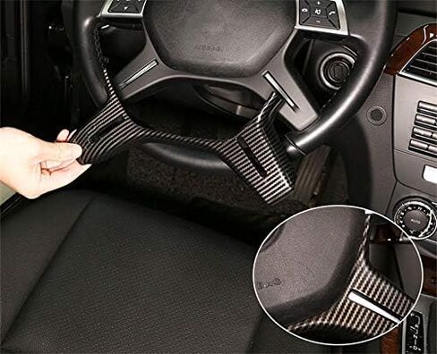 ABS INNER TEERING HELLE COVERS لـ Mercedes-Benz ML W166 2012-2015 GL X166 2013-2015 in Saudi Arabia