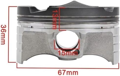 Motorcycle Cylinder Piston Ring Kit Fit For CBR600 F5 CBR600RR 2007-2020(4 Set 68 mm) in Saudi Arabia