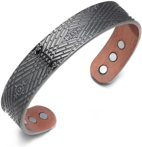 Nordic Style Ultra Strength Magnetic Field Bracelets for Men & Women - Adjustable in Kuwait