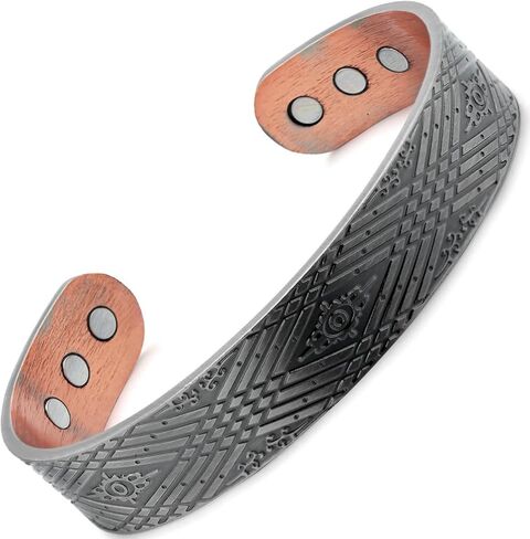 Nordic Style Ultra Strength Magnetic Field Bracelets for Men & Women - Adjustable in Kuwait
