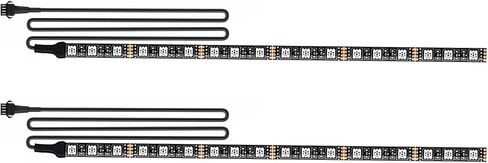 2Pcs 9LEDs Motorcycle LED Light Strips- RGB Multi-Color Accent Glow Neon Ground Effect Lights lamp for Motorcycle led Light Kits,ATV Car Golf cart LED Underglow Strip Lights in Kuwait