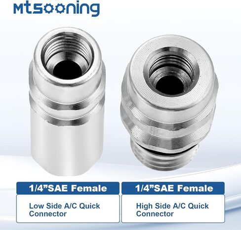 Mtsooning Cap & Valve Seal Kits Air Conditioning Valve Core Set AC Service Valve with Removal Tool R12 to R134a Conversion Kit Car & HVAC AC System Charging Port in Kuwait