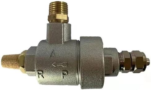 1pc الإطارات تفكيك الإطارات إطارات الكسارة أجزاء كبيرة من الأسطوانة العادم السريع صمام النزف صمام الفحص صمام الفحص المعدن (ج) in Kuwait
