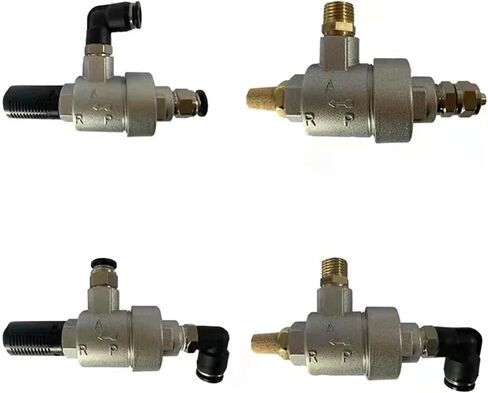 1pc الإطارات تفكيك الإطارات إطارات الكسارة أجزاء كبيرة من الأسطوانة العادم السريع صمام النزف صمام الفحص صمام الفحص المعدن (ج) in Kuwait