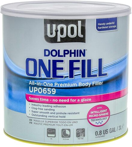 U-Pol Dolphin One-Fill All-in-One Premium Body Piller-Gallon in Kuwait