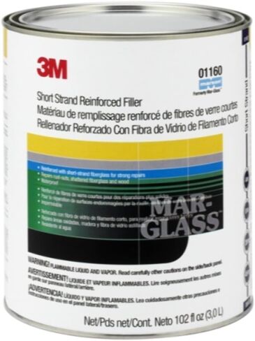 3M 01160 Short Strand Reinforced Filler Can - 1 Gallon in Saudi Arabia