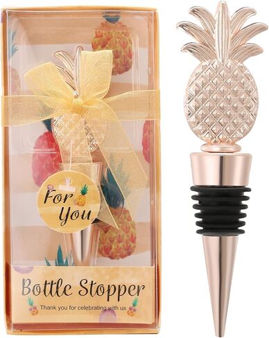 15 قطعة من سدادات النبيذ الوردية هدايا الزفاف، هدايا تذكارية لحفلات الزفاف أو هدايا استحمام الطفل للأطفال الأولاد والبنات كهدايا للضيوف (ذهبي، وردي 15) in Kuwait