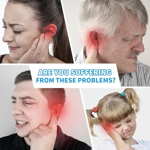 علاج الضوء الأحمر للأذنين ، جهاز USB Care Red Light Device للاستخدام اليومي ، جهاز علاج أذن الضوء الأحمر المحمول لتعزيز راحة الأذن وتجربة مهدئة in Kuwait