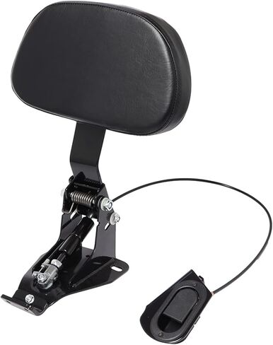 Motorcycle Sissy Bars Backrest Cushion Seat with Luggage Rack For Honda rebel cmx300 cmx500 cmx 300 500 2017-2021, Black in Saudi Arabia