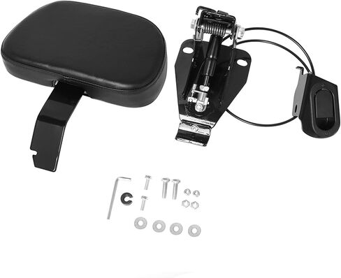 Motorcycle Sissy Bars Backrest Cushion Seat with Luggage Rack For Honda rebel cmx300 cmx500 cmx 300 500 2017-2021, Black in Saudi Arabia