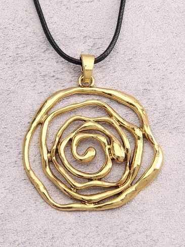 قلادة جلدية للنساء Long Boho قلادة قلادة قلادة القلادة البوهيمية بوهيمية الحبل الجلود الهدايا الخشبية المجوهرات in Kuwait