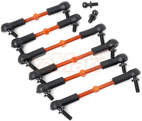 نعم Racing 7075 ROD ROD Aluminium Rod لـ HPI RS4 Sport3 Orange #RSS3-012OR in Saudi Arabia