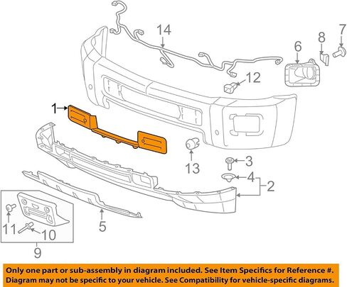 GM 23476441 FILLER,FRT BPR INTER in Saudi Arabia